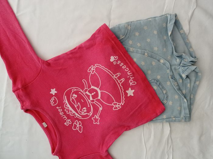 short + tee shirt taille1 an réf R201 B6