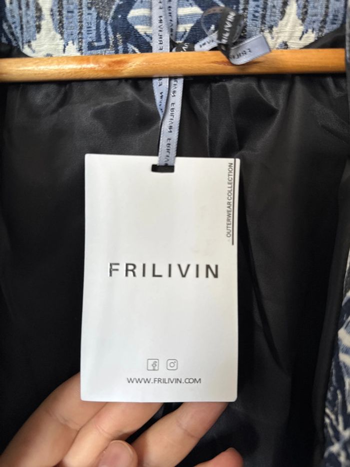 Veste Frilivin neuve imprimé géométrique – Taille XL - photo numéro 3