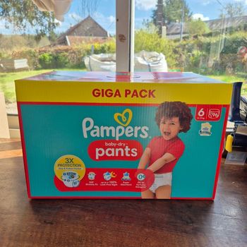 Couche taille 6 Pampers taille 6 : 96 couches Pants