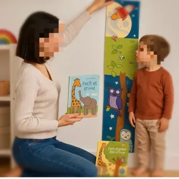 Livre petit et grand avec toise