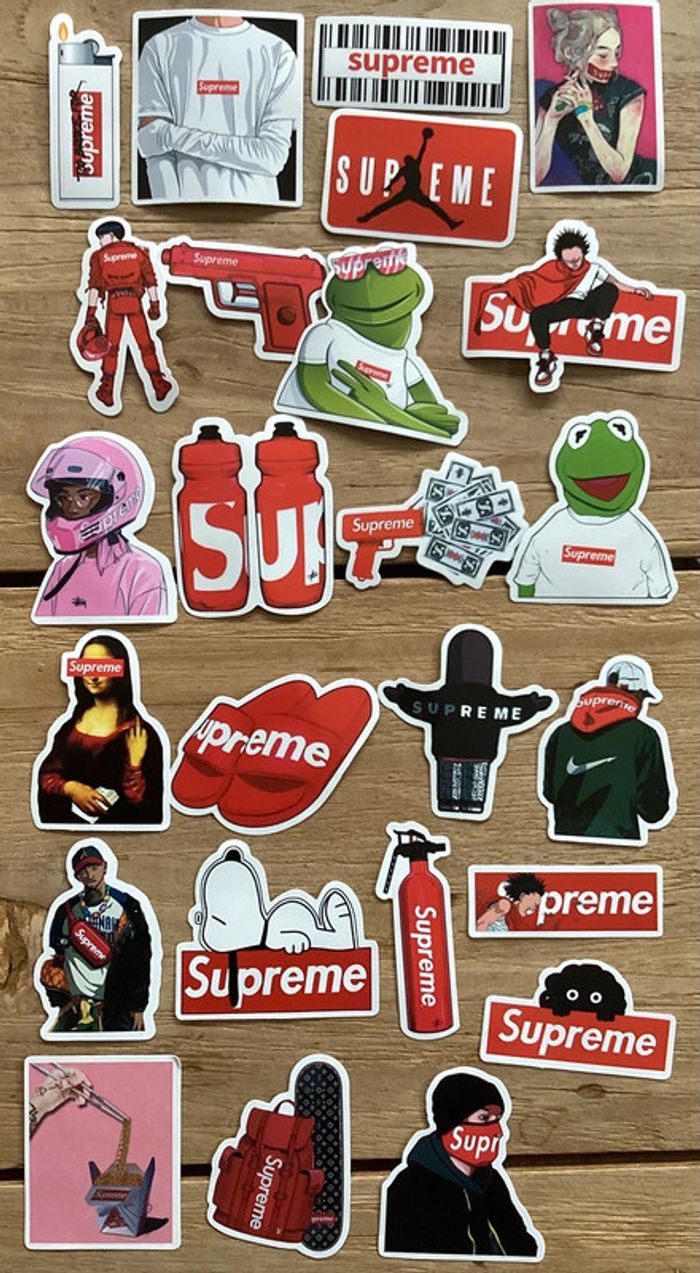 25 Stickers streetwear