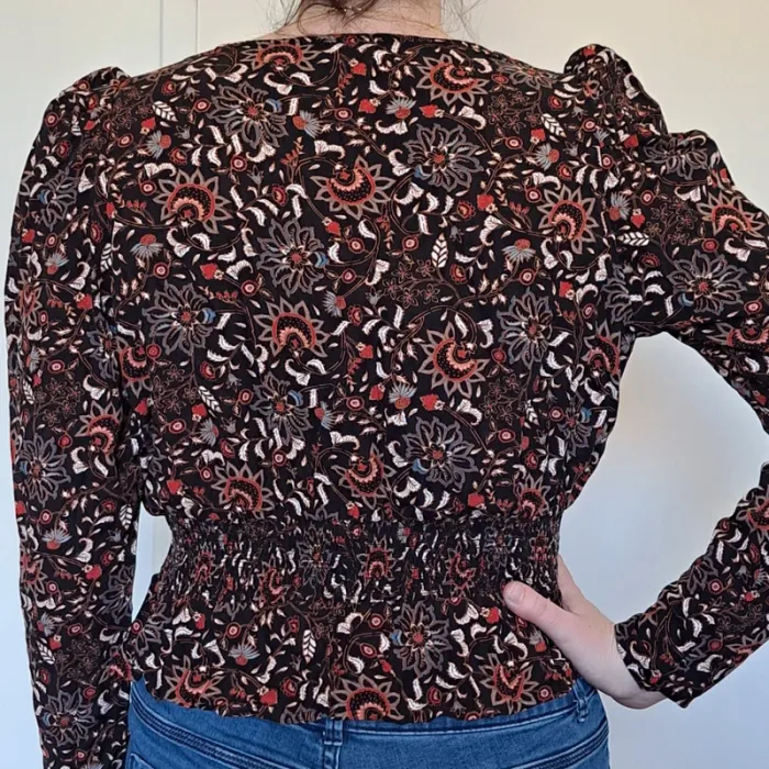Chemisier/blouse fleuri - photo numéro 3