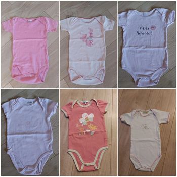 Lot de bodies manches courtes fille 18 mois (78)