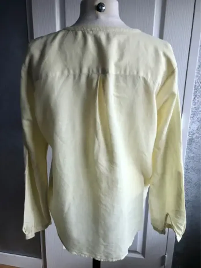 Chemise esprit jaune pale - photo numéro 2