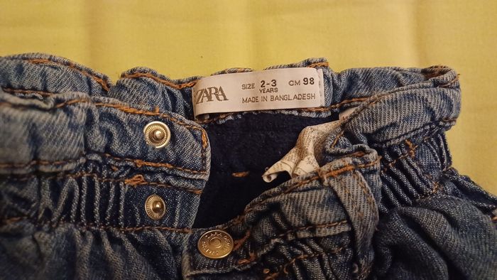 Pantalon jeans doublé Zara
