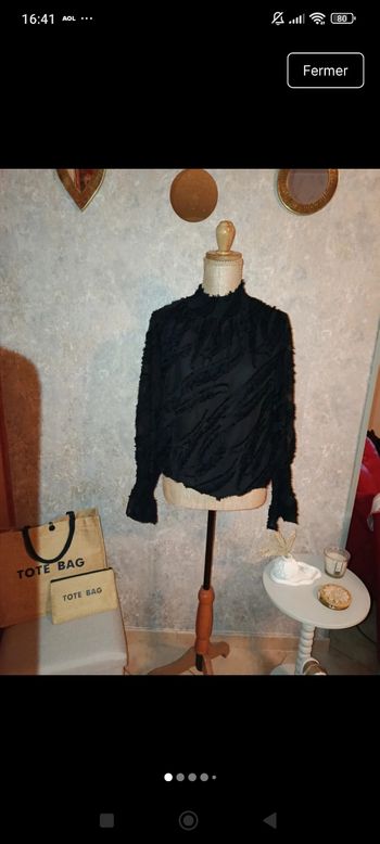 Blouse manches longues 