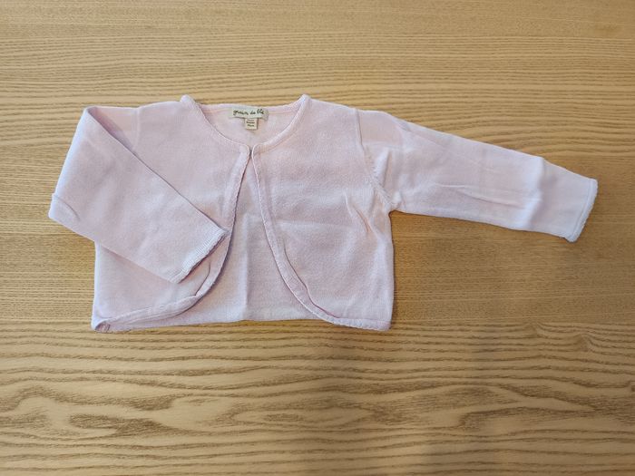 Lot robe et petit gilet 9 mois/74cm grain de blé et baby club - photo numéro 2