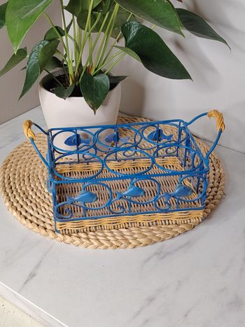 Panier vintage à 6 casiers