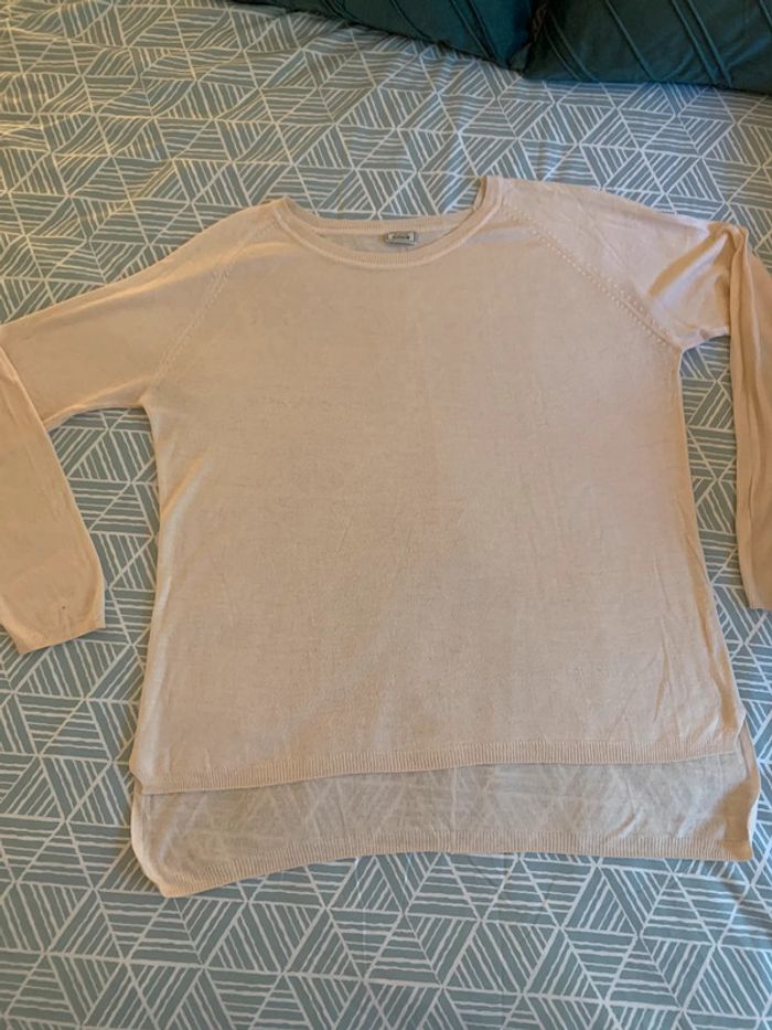 Pull léger rose tendre