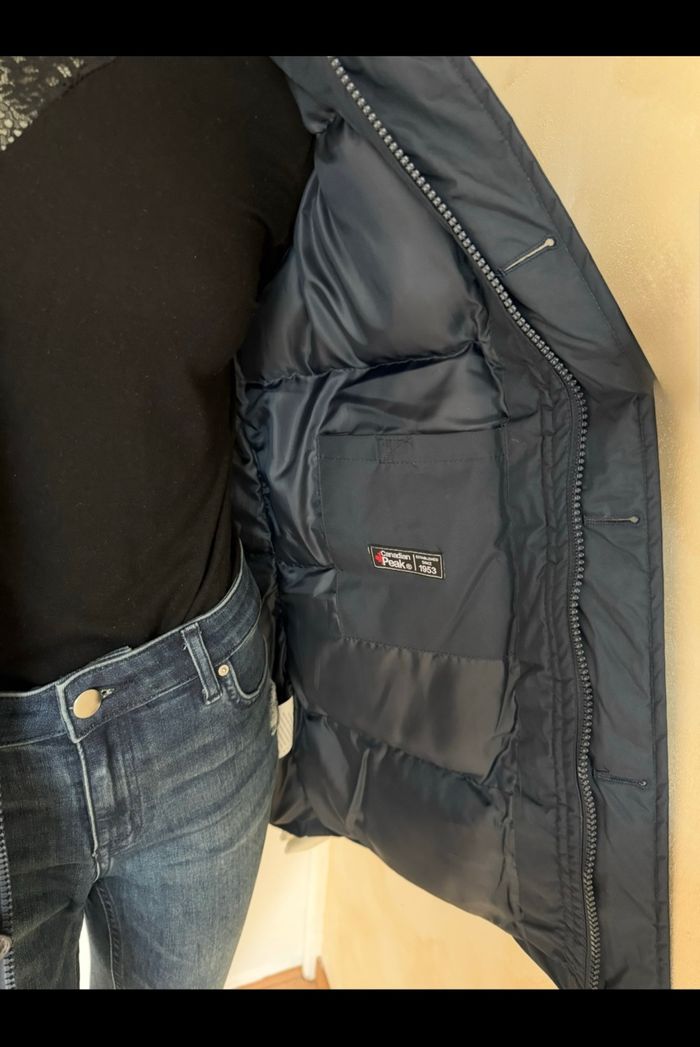 Parka Canadian Peak femme – Taille M/38 – bleu marine – Neuf avec étiquette - photo numéro 10