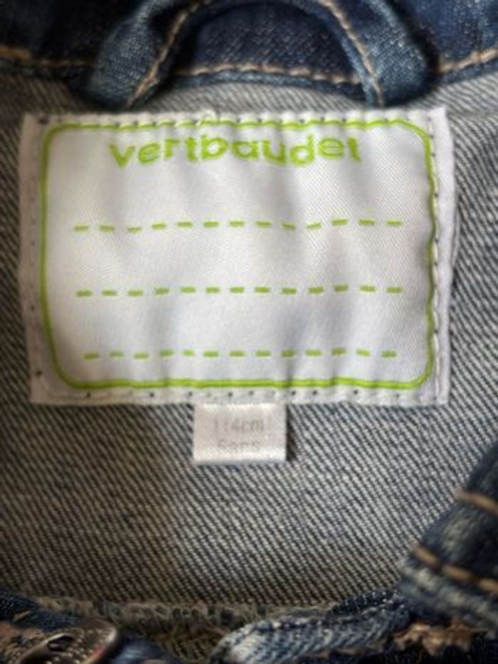 Veste en jean fille vertbaudet - photo numéro 2