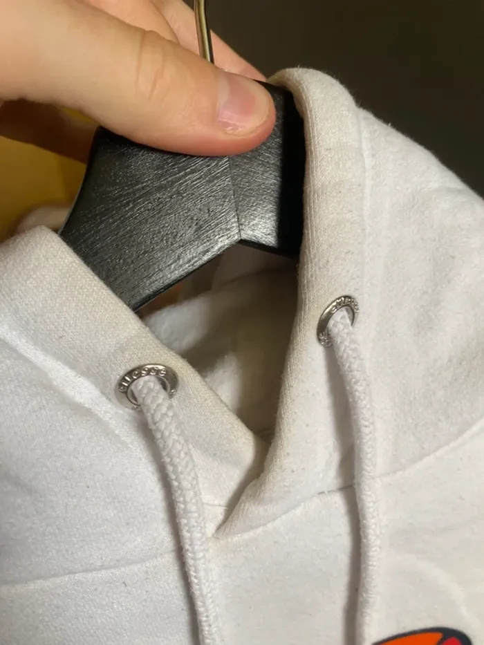 Pull Ellesse blanc imprimé - photo numéro 4