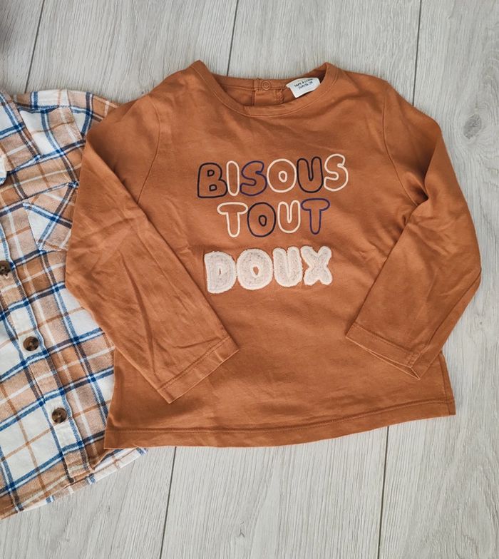 Chemise + t-shirt Tape à l'oeil 24 mois - photo numéro 4
