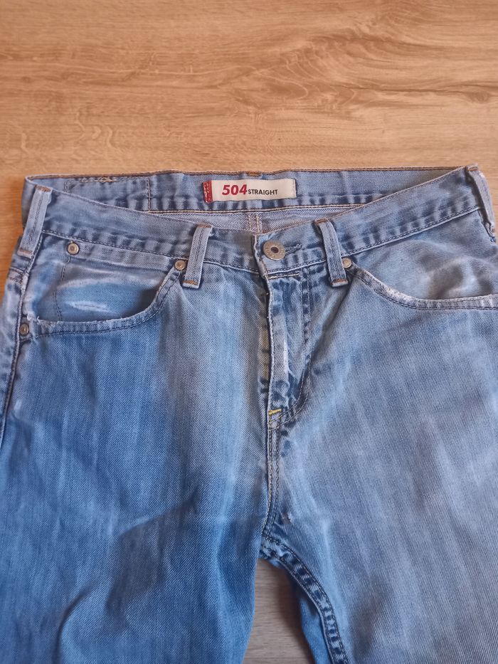 Jean Levi's 504 straight bleu clair - photo numéro 3