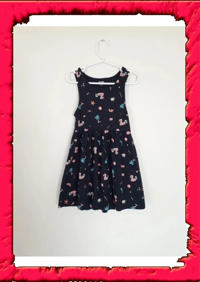 Joli robe d'été 6 ans à motifs