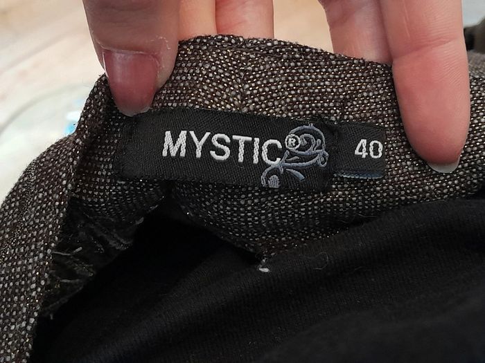 Short hiver taille haute T40 gris et dorée MYSTIC - photo numéro 10