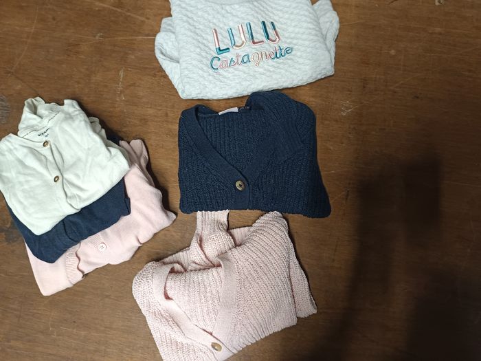 Lot de pulls/gilets 4 ans