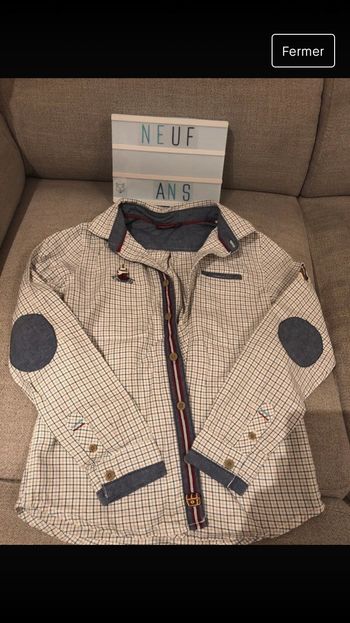 Chemise 9 ans