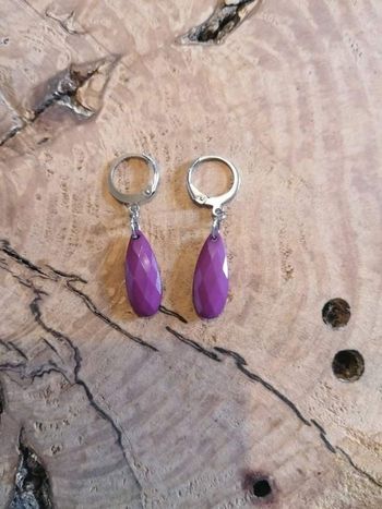 Boucles d'oreilles acier inoxydable