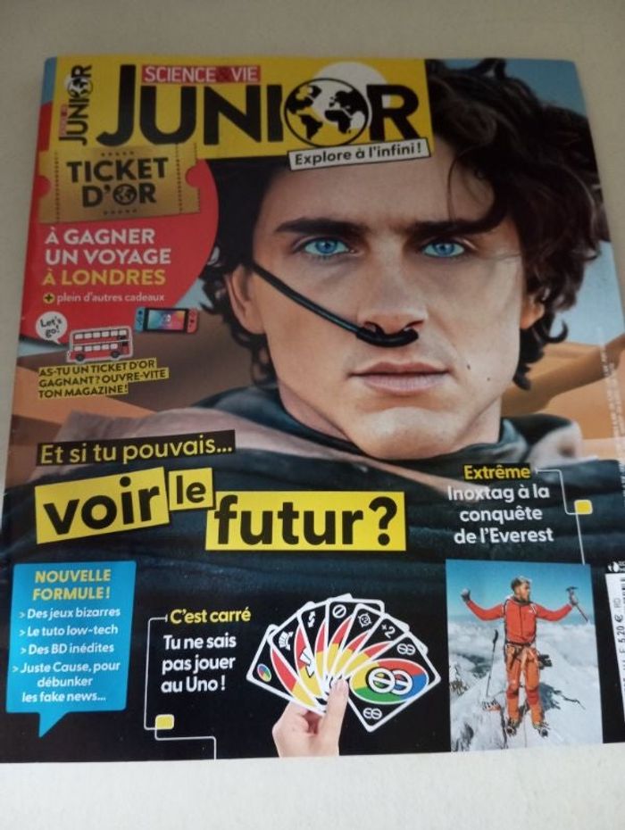 Junior " Tu pourrais voir le futur"