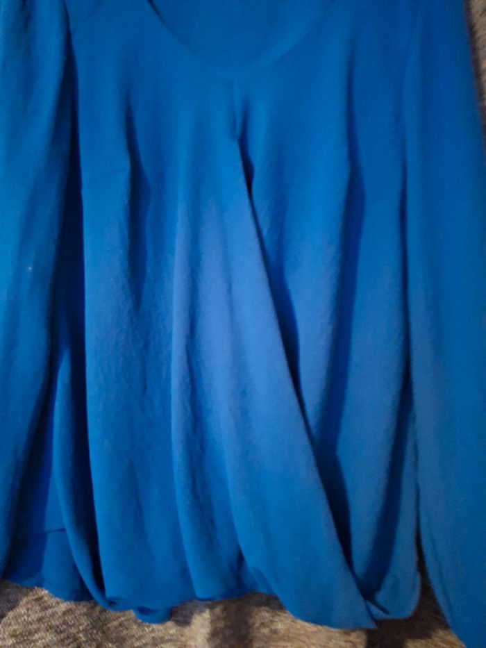 Blouse bleue Breal taille 42 - photo numéro 4