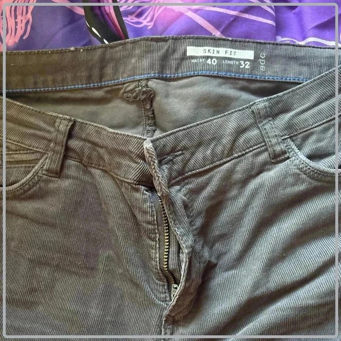 Pantalon style velours taille 40 marque edc - photo numéro 2