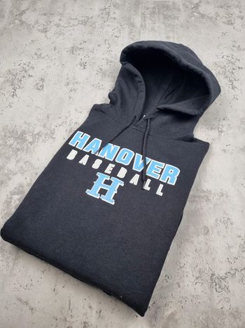 Pull à capuche noir “Hanover Baseball”,  M Hommes