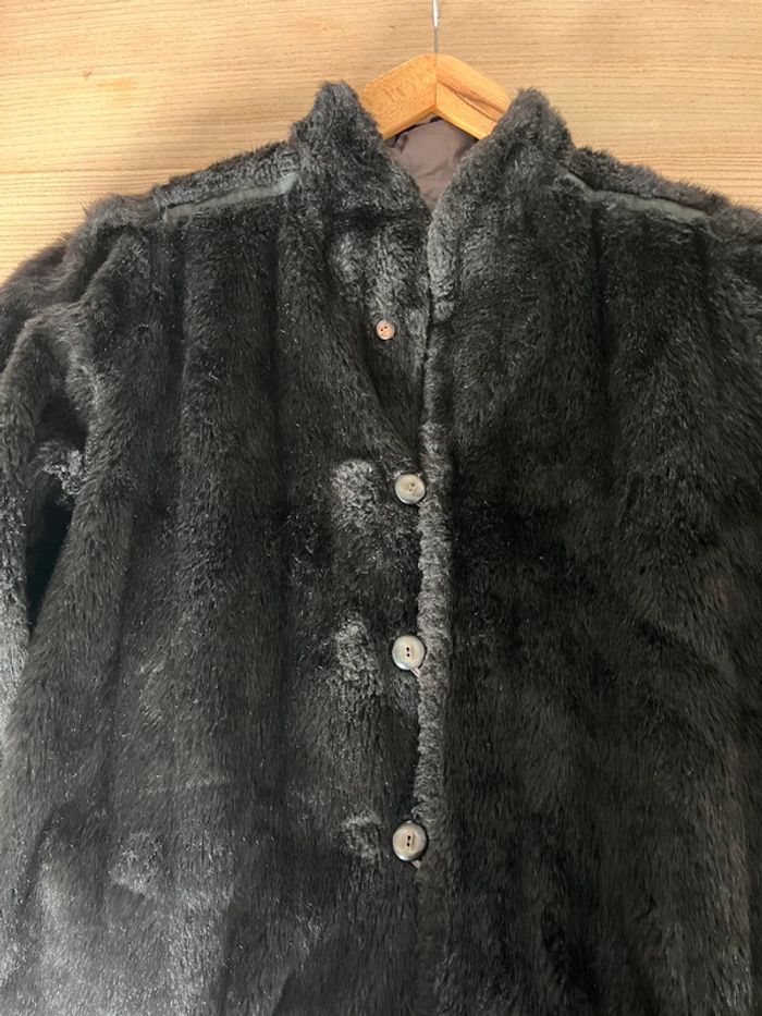 Manteau long en fourrure synthétique vintage - photo numéro 7