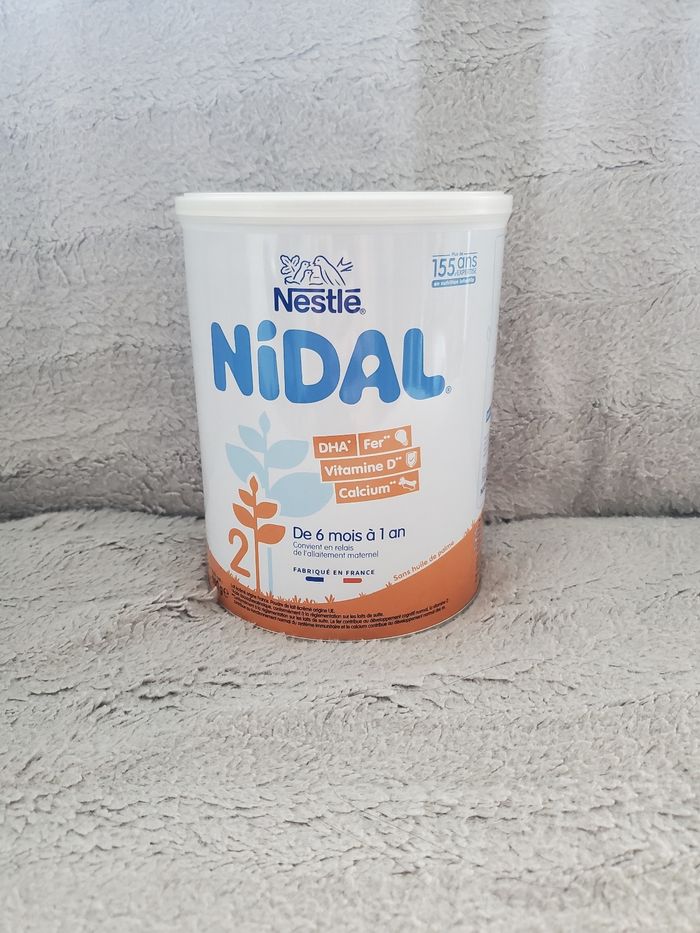 Lait Nidal de Nestlé 2ème âge