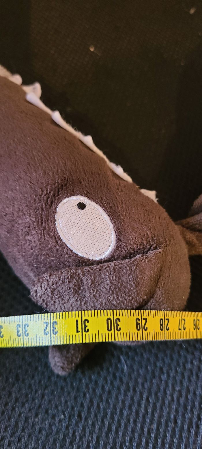 La peluche loup de taille moyenne - nue - photo numéro 5