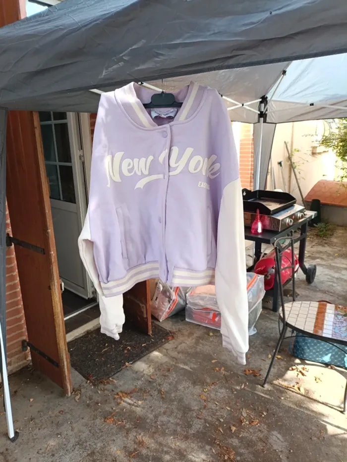 Veste bomber teddy pastel Jennyfer