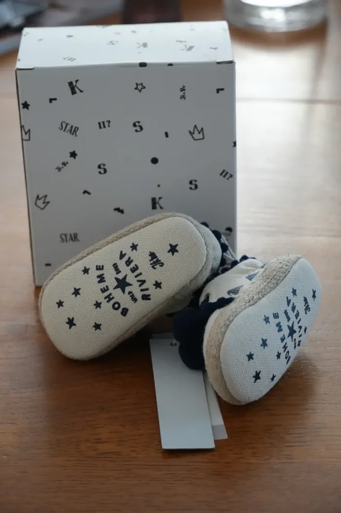 Espadrilles chaussures chausson été bébé IKKS neuves – taille 17/18 - photo numéro 7