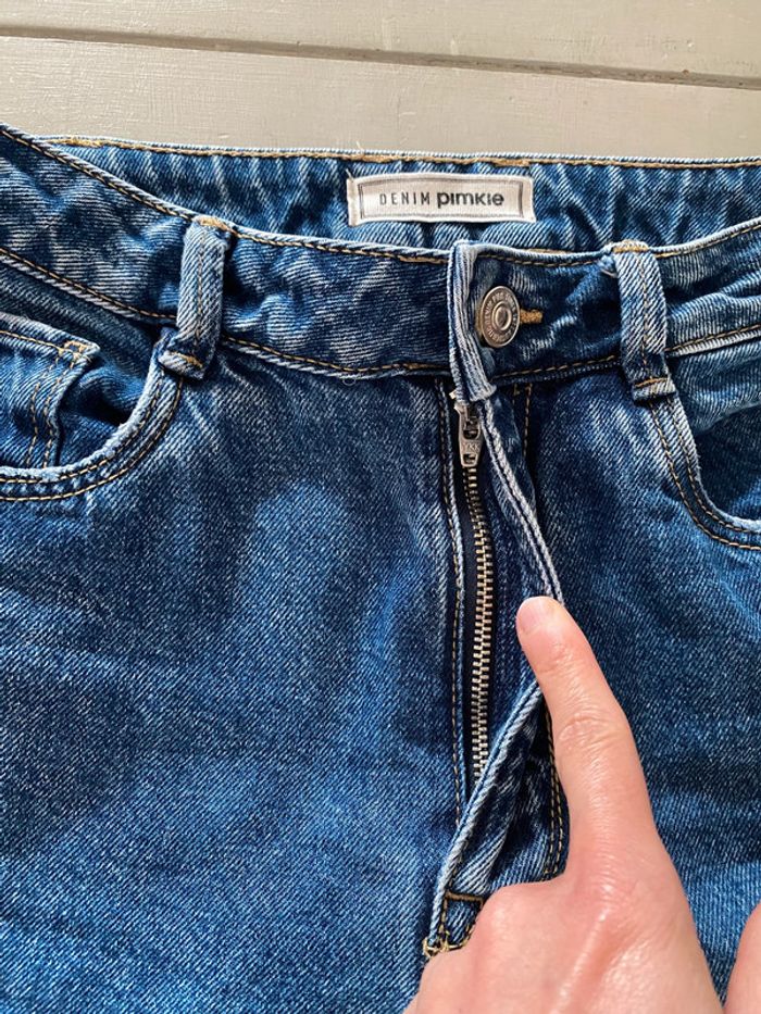 Jeans Pimkie bleu taille haute taille 32 XXS - photo numéro 6
