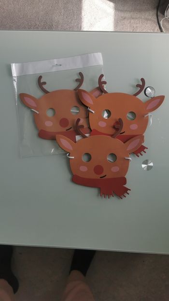 Lot de masque rênes