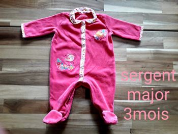 Pyjama sergent-major 3mois