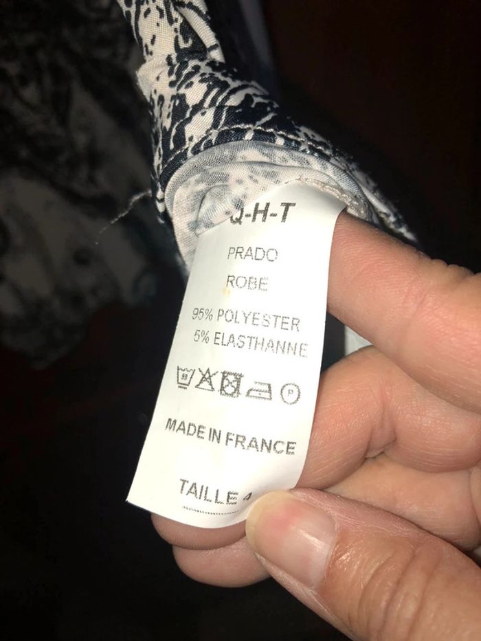 Robe noire et blanche 34/36 qh30 - photo numéro 4