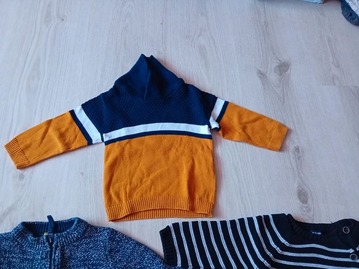 Lot de 3 pull en laine 6 mois - photo numéro 2