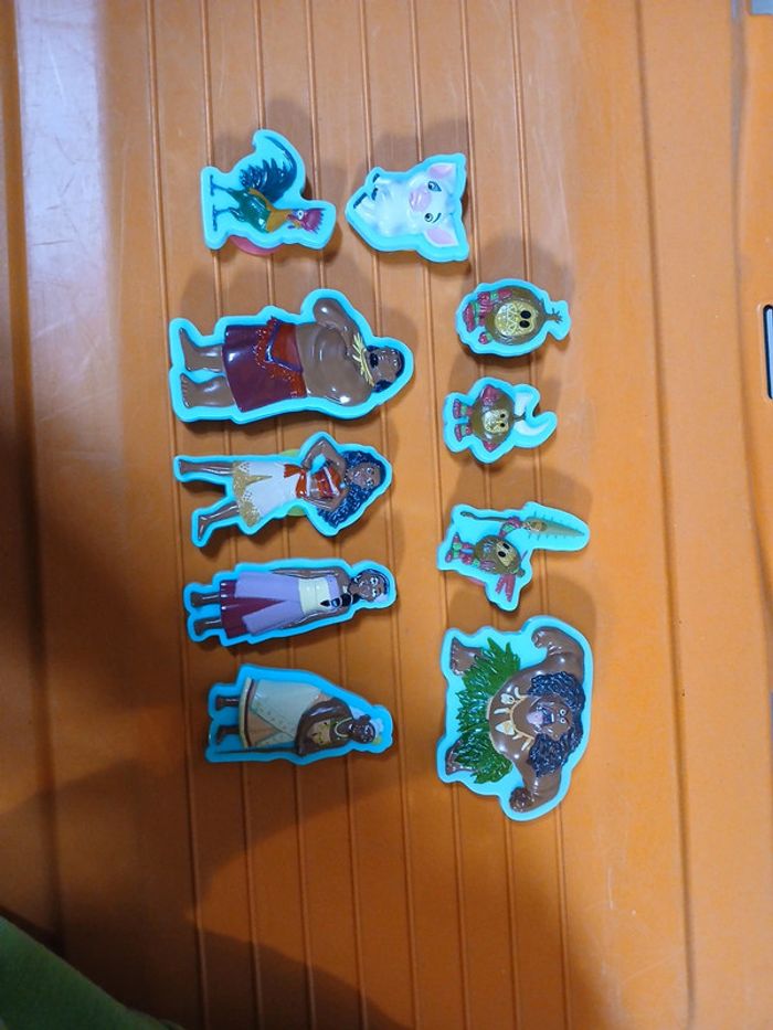 10 personnages ventouse vaiana