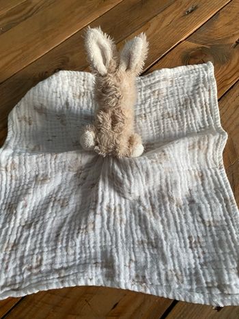 Doudou lapin plat Little dutch