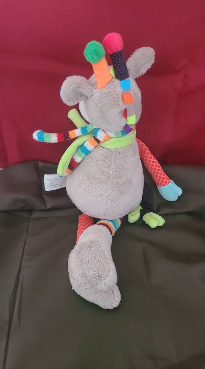 doudou girafe simba toys  peluche girafe multicolore - photo numéro 4