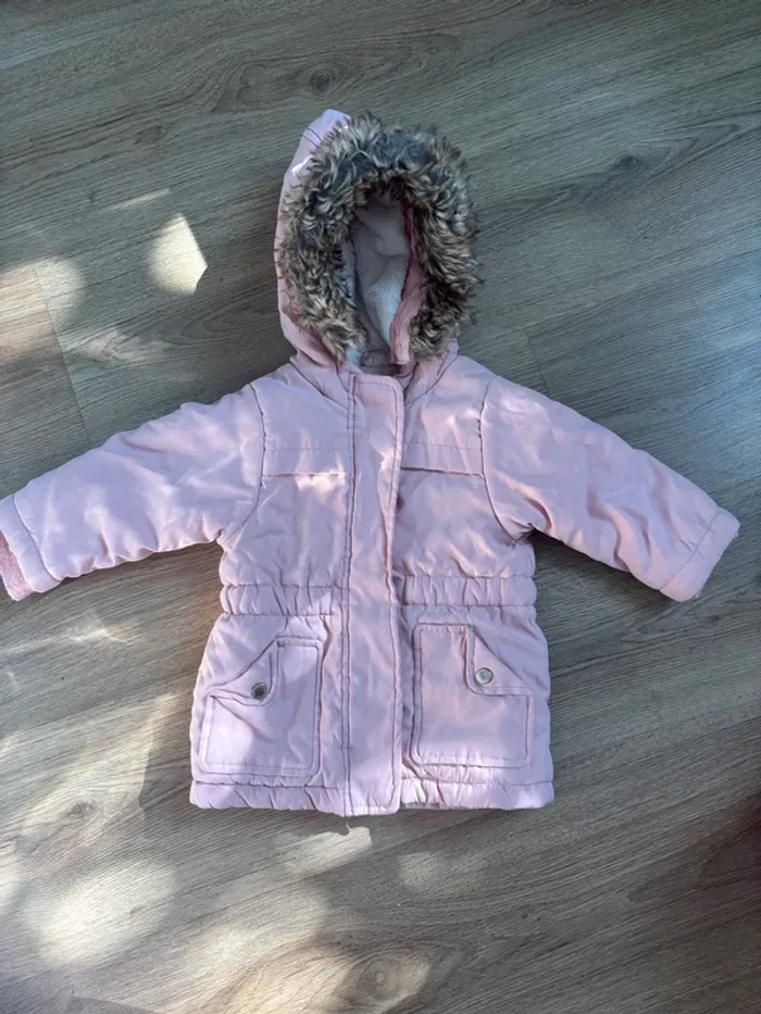 Manteau fourrure à capuche Vertbaudet