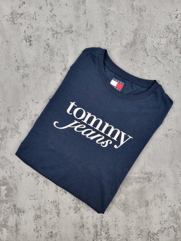T-shirt Tommy Jeans – Neuf sans étiquette-Bleu marine – Taille S Femme (mesures en photos)