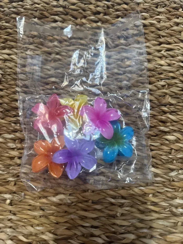 Lot de 6 pinces à cheveux fleurs - photo numéro 3