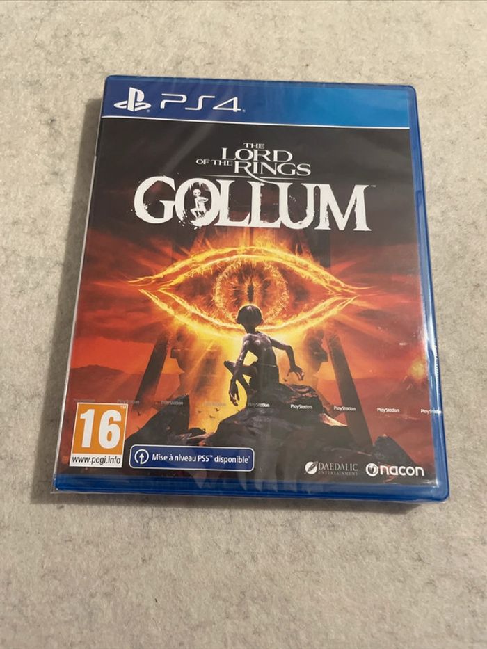 The lord of the rings Gollum Jeu PS4 FR