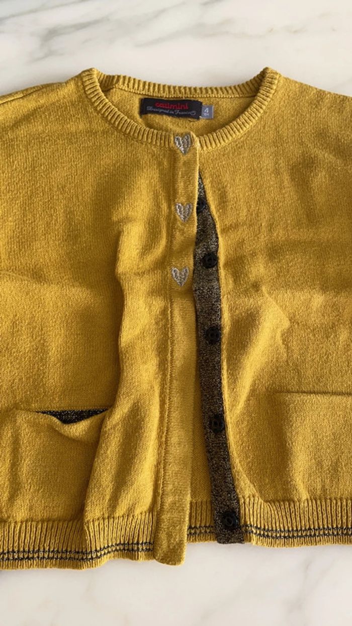 Gilet catimini 4 ans jaune - photo numéro 4