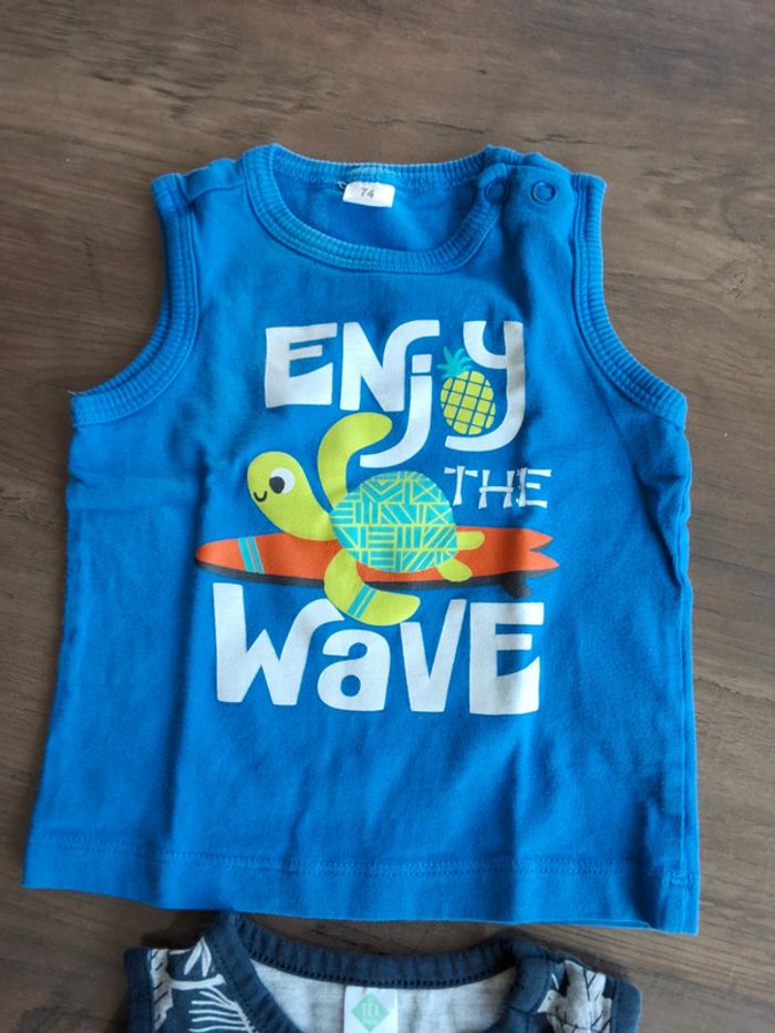 Lot de 2 t-shirts sans manche - photo numéro 2