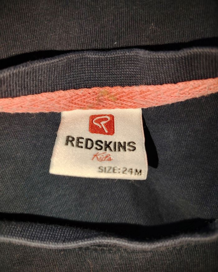 Tee shirt redskins new York taille 24 mois - photo numéro 3