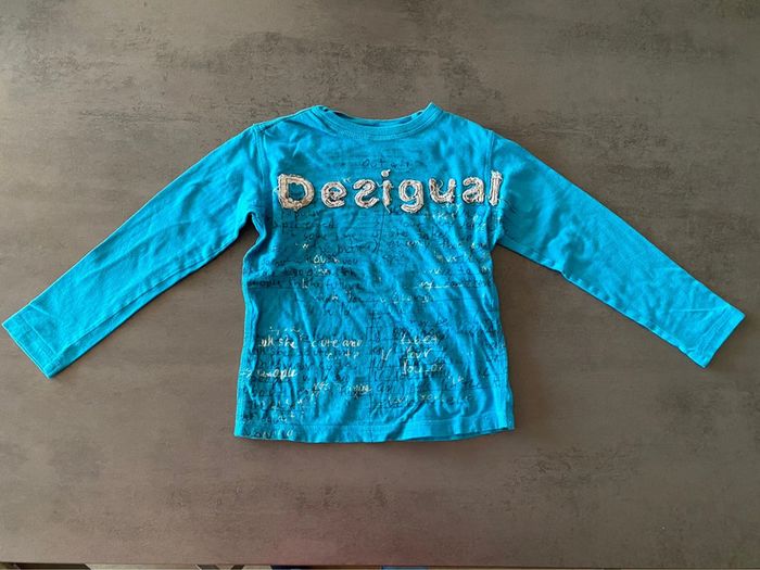 T-shirt longues manches Desigual 3/4 ans