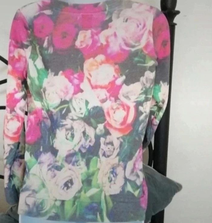 Haut florale manches longues femme.38 - photo numéro 2