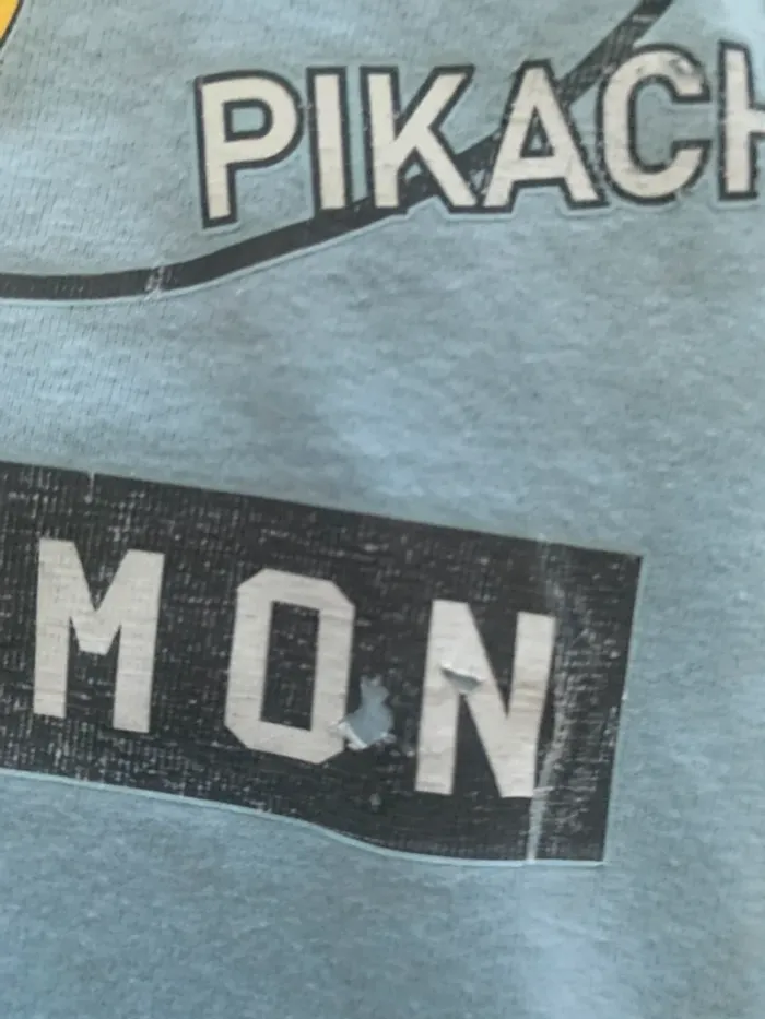 T-shirt bleu pikachu - photo numéro 8